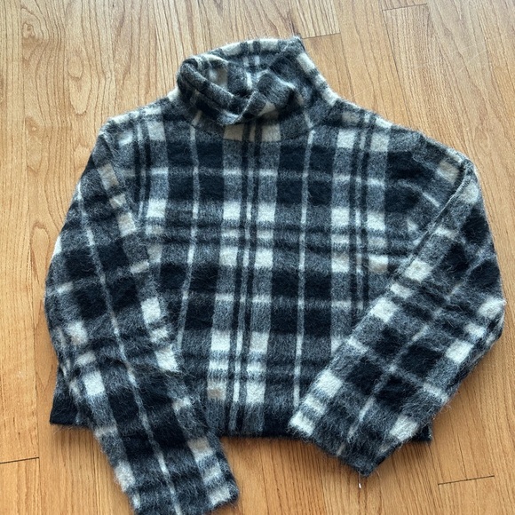 Polo Ralph Lauren Sweaters - Polo Ralph Lauren Plaid Turtleneck Sweater, Alpaca wool